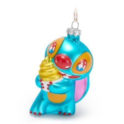 Decorazione in vetro con Stitch e Pinapple Swirl, Lilo e Stitch