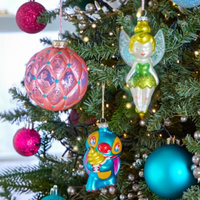 Decorazione in vetro con Stitch e Pinapple Swirl, Lilo e Stitch