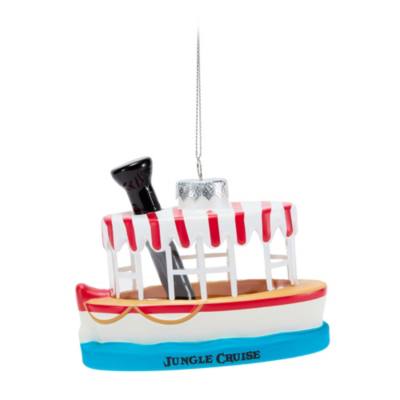 Jungle Cruise Boat Glass Ornament, Disneyland