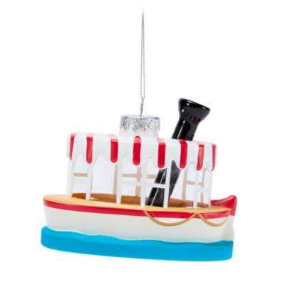 Jungle Cruise Boat Glass Ornament, Disneyland