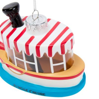 Jungle Cruise Boat Glass Ornament, Disneyland