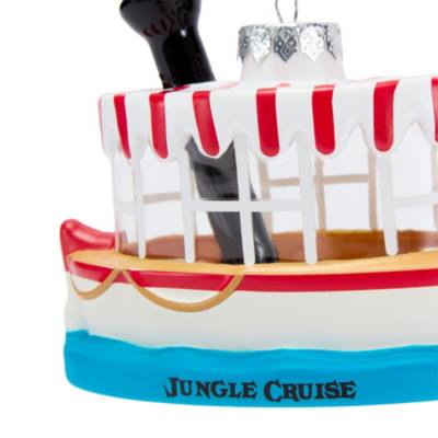 Jungle Cruise Boat Glass Ornament, Disneyland