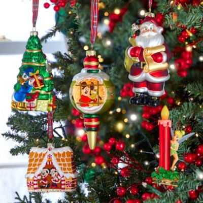 Mickey Mouse and Minnie Mouse Gingerbread House Ornament