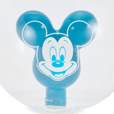 Decorazione a sfera in vetro con palloncino di Topolino
