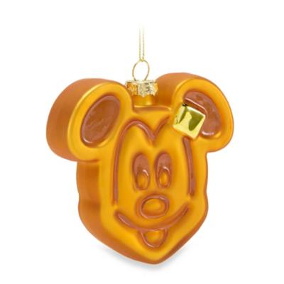 D&eacute;coration Mickey en gaufre en verre, Disneyland