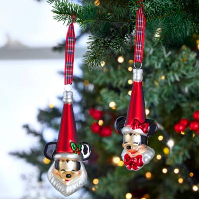 Minnie Mouse Mrs. Claus Ornament