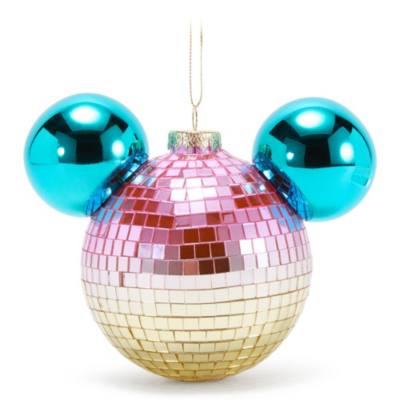 Mickey Mouse Icon Mirrored Disco Ball Ornament