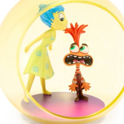 Joy and Anxiety Glass Globe Sketchbook Ornament, Inside Out 2