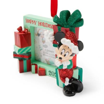 Mickey Mouse ''Happy Holidays 2026'' Photo Frame Ornament