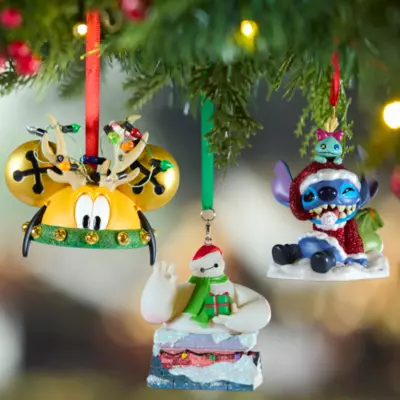Stitch and Scrump Christmas Ornament, Lilo & Stitch