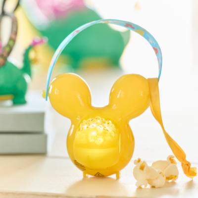Adorno cubo palomitas con luz globo Mickey Mouse