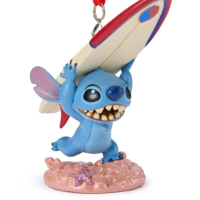 Stitch with Surfboard Sketchbook Ornament, Lilo & Stitch