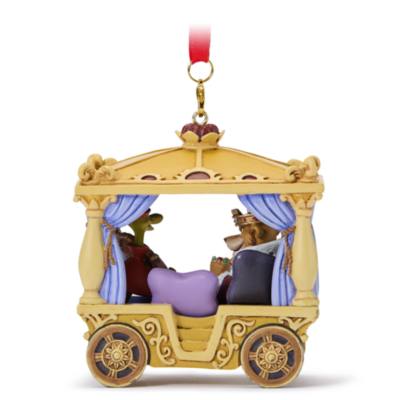 Prince John and Sir Hiss Sketchbook Ornament, Robin Hood