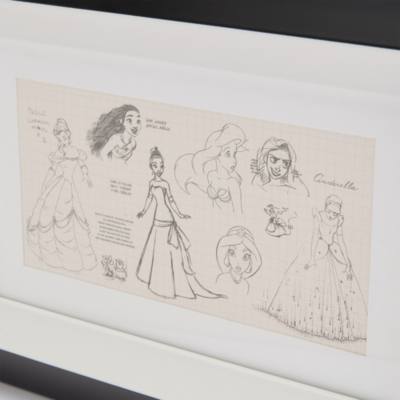 Disney Prinzessinnen - Limitierte Edition - Gerahmtes Bild