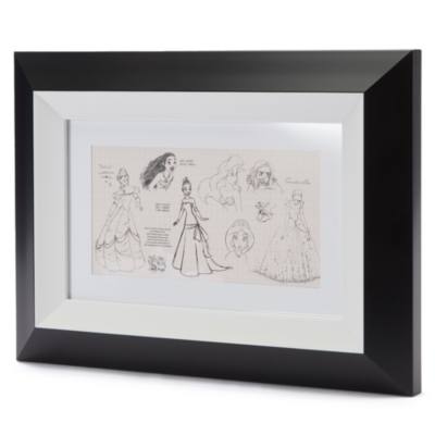 Disney Prinzessinnen - Limitierte Edition - Gerahmtes Bild