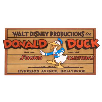 Donald Duck Wooden Sign