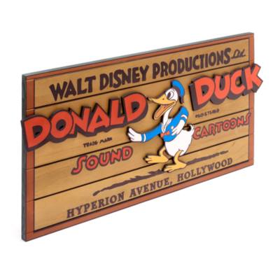 Donald Duck Wooden Sign