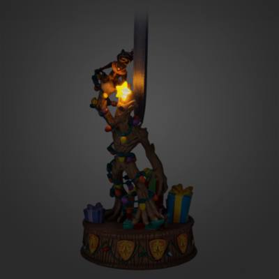 Adorno iluminaci&oacute;n Rocket y Groot, Guardianes de la Galaxia, Living Magic Sketchbook