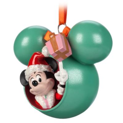 Mickey Mouse Open Globe Sketchbook Ornament