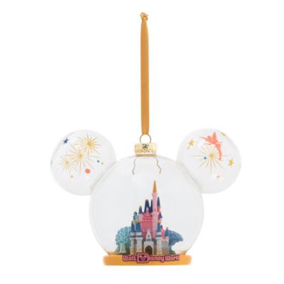 Walt Disney World Cinderella Castle Mickey Icon Hanging Ornament