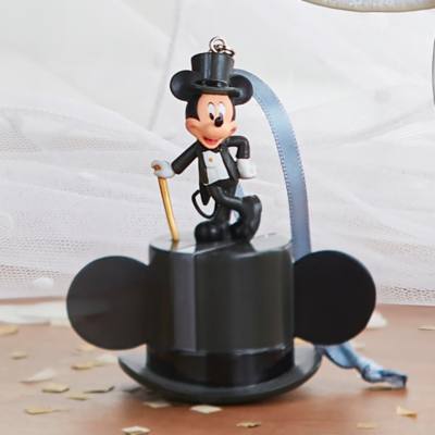 Mickey Mouse Groom Sketchbook Ears Hat Ornament