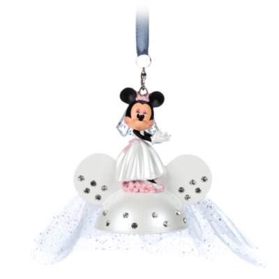 Minnie Mouse Bride Sketchbook Ears Hat Ornament