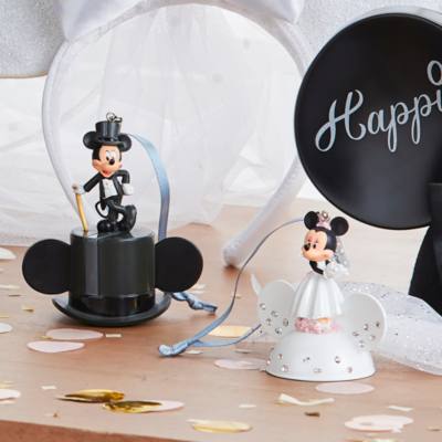 Minnie Mouse Bride Sketchbook Ears Hat Ornament