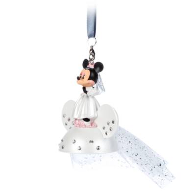 Minnie Mouse Bride Sketchbook Ears Hat Ornament