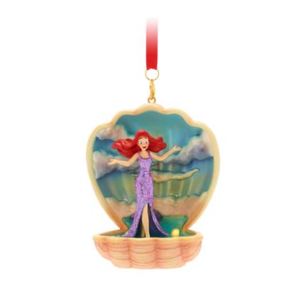 Ariel Light-Up Living Magic Sketchbook Ornament, The Little Mermaid