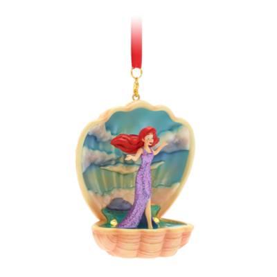 Ariel Light-Up Living Magic Sketchbook Ornament, The Little Mermaid