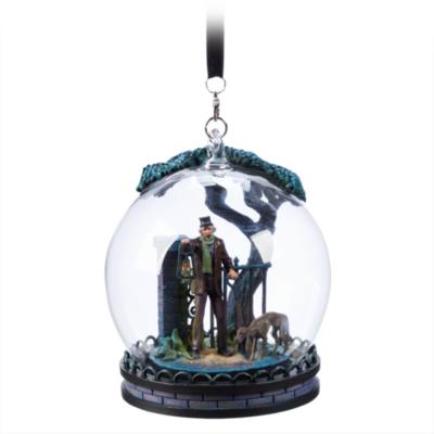 Caretaker and Dog Light Up Living Magic Ornament, The Haunted Mansion