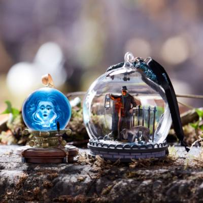 Caretaker and Dog Light Up Living Magic Ornament, The Haunted Mansion