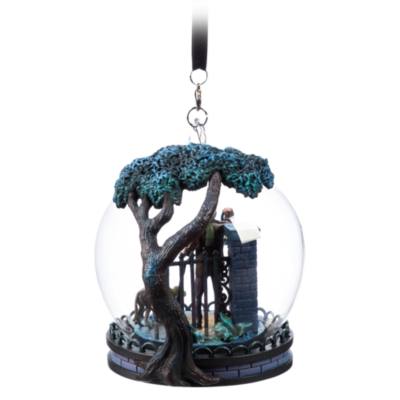 Caretaker and Dog Light Up Living Magic Ornament, The Haunted Mansion