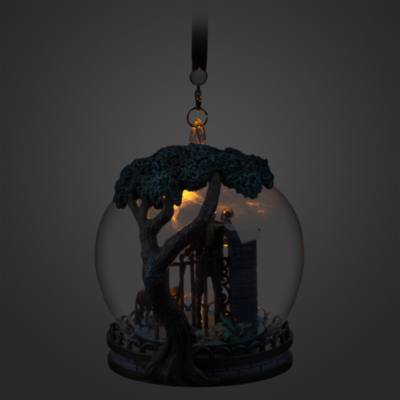 Caretaker and Dog Light Up Living Magic Ornament, The Haunted Mansion