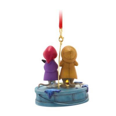 Bernard and Miss Bianca Light-Up Living Magic Sketchbook Ornament, The Rescuers