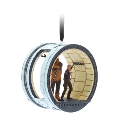 Han Solo and Chewbacca Sketchbook Ornament, Star Wars: The Force Awakens