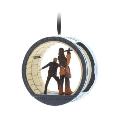 Han Solo and Chewbacca Sketchbook Ornament, Star Wars: The Force Awakens