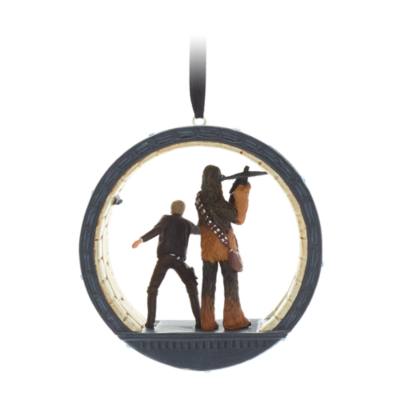 Han Solo and Chewbacca Sketchbook Ornament, Star Wars: The Force Awakens