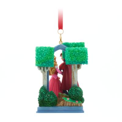 Aurora and Phillip Pink Sketchbook Ornament, Sleeping Beauty
