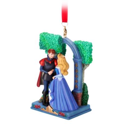 Aurora and Phillip Blue Sketchbook Ornament, Sleeping Beauty