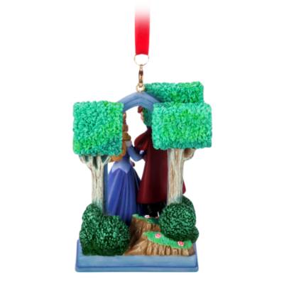 Aurora and Phillip Blue Sketchbook Ornament, Sleeping Beauty