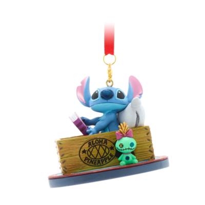 Stitch Sketchbook Ornament, Lilo & Stitch
