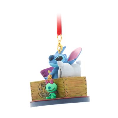 Stitch Sketchbook Ornament, Lilo & Stitch