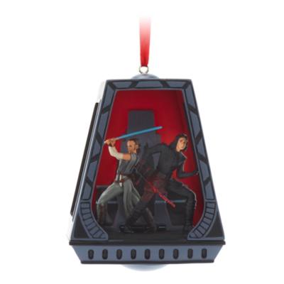 Rey and Kylo Ren Sketchbook Ornament, Star Wars: The Last Jedi