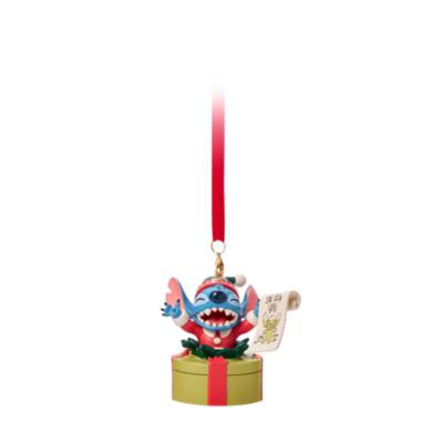 Stitch Festive Sketchbook Ornament, Lilo & Stitch