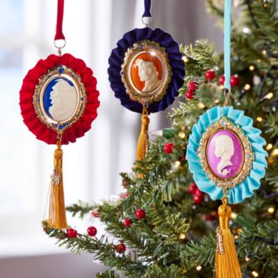 Hercules and Megara Spinning Cameo Ornament