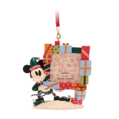 Mickey Mouse Festive Frame Ornament