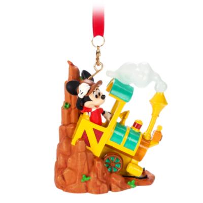 Mickey Mouse Big Thunder Mountain Railroad Play in the Park Ornament
