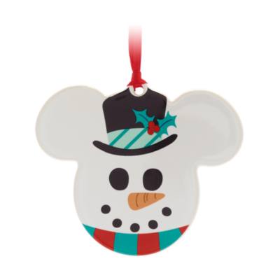 Mickey Mouse Icon Snowman Ornament