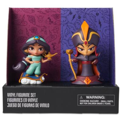 Jasmine and Jafar Disney Designer Showcase Vinyl Figurine Set by Stacey Aoyama, Aladdin